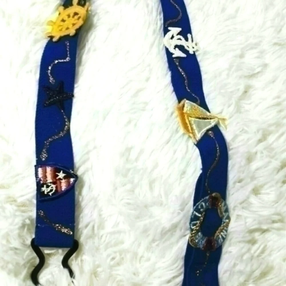 Vintage Kids Hair-N-There Nautical Themed Belt